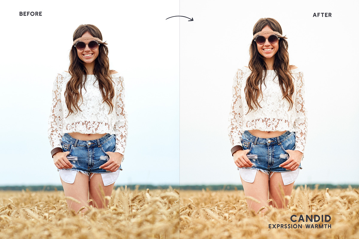 Sunkissed Portrait Lightroom Presets, an Action Add-On by Effect-Hub (Photo 14 of 14)