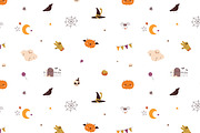 Cute Halloween seamless patterns set, a Pattern Graphic by Good Studio (Thumbnail 4 of 8)
