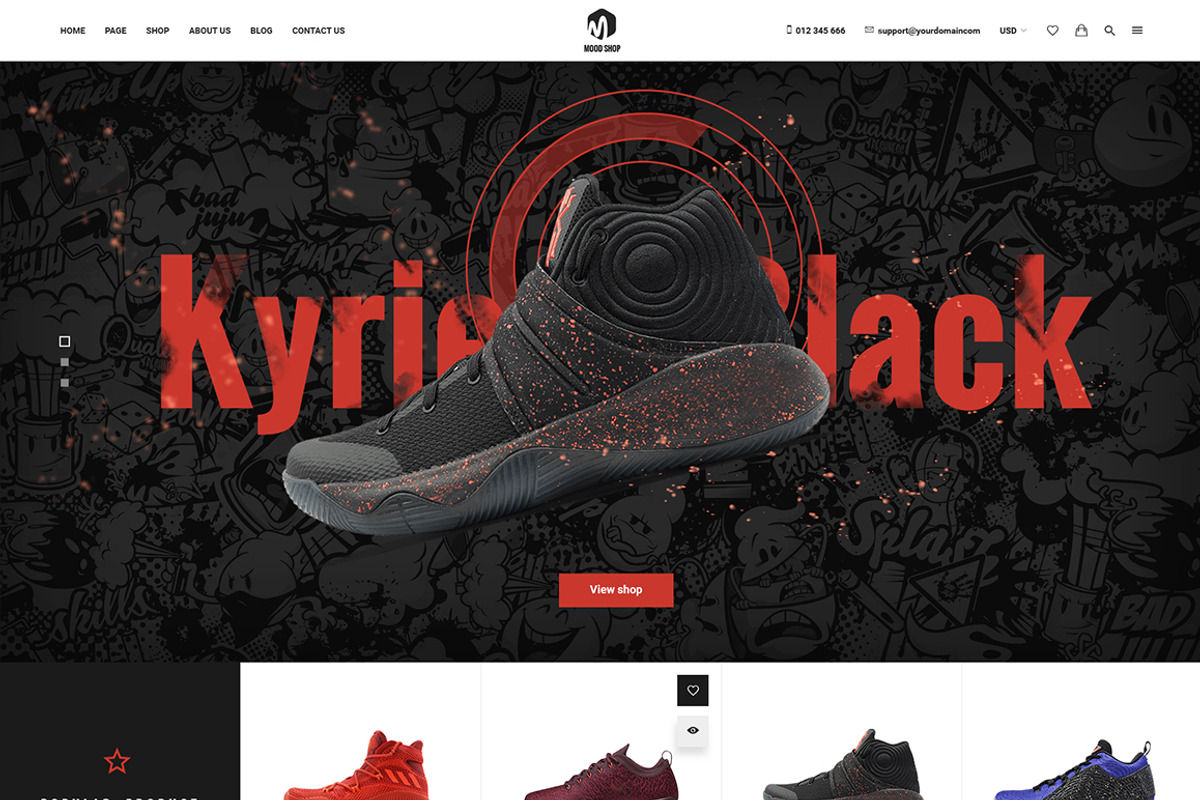 Moodshop - Modern eCommerce PSD, a Websites & App Template by Digipieces (Photo 2 of 12)
