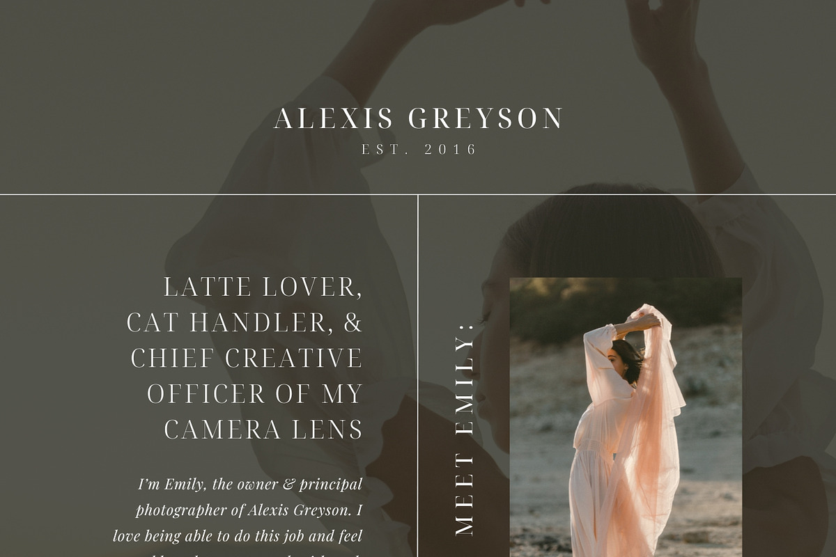 About Me Template for Canva, a Flyer Template by roselindoco (Photo 3 of 3)
