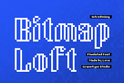 Bitmap Loft | Pixelated Font, a Sans Serif Font by gracetype_studio (Thumbnail 1 of 12)