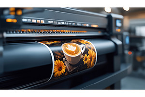 A high-quality inkjet printer in, an Abstract Photo by Sergey Kotenev