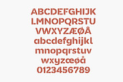 Monty Stencil, a Sans Serif Font by Jan-Christian Bruun (Thumbnail 4 of 14)