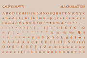 Calive Drawn, a Serif Font by Craft Supply Co. (Thumbnail 8 of 8)