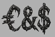 Gothic Punk Font, a Blackletter Font by Handmadefont (Thumbnail 5 of 15)