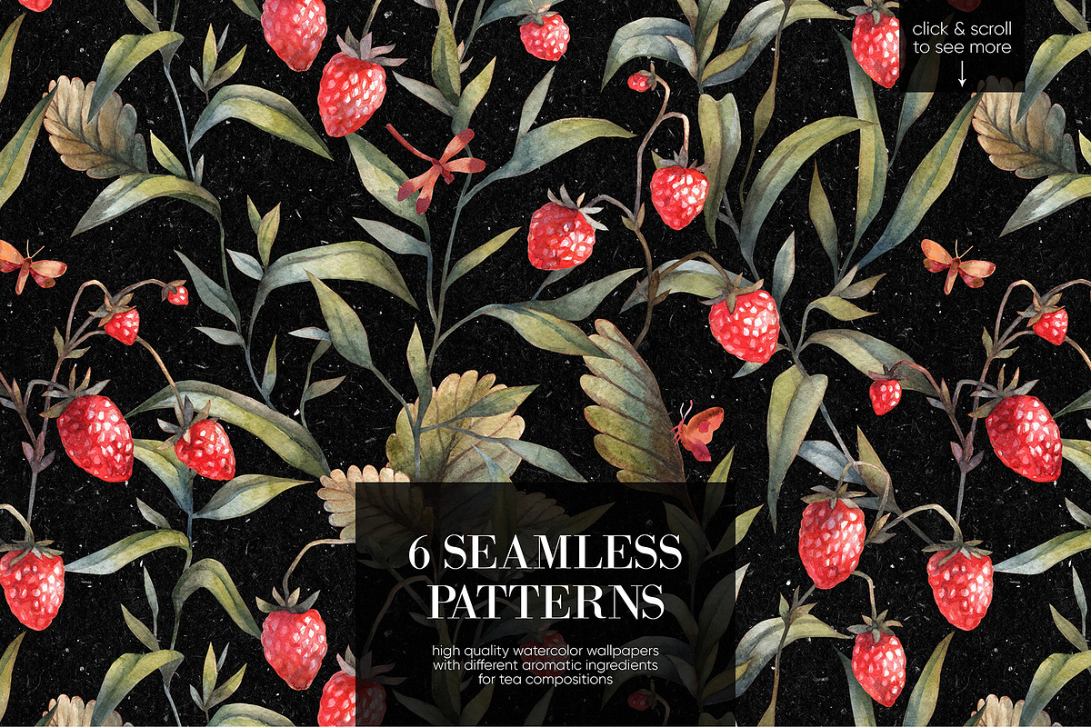 Aroma tea collection, a Decorative Illustration by Anastasia Koba (Photo 4 of 14)