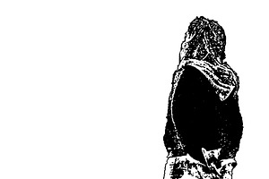 Woman with pet dog isolated graphic, a Person Illustration by DanFLCreativo