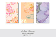 Vintage Watercolor Tulip & Peony, a Pattern Graphic by Print Diaries (Thumbnail 2 of 4)