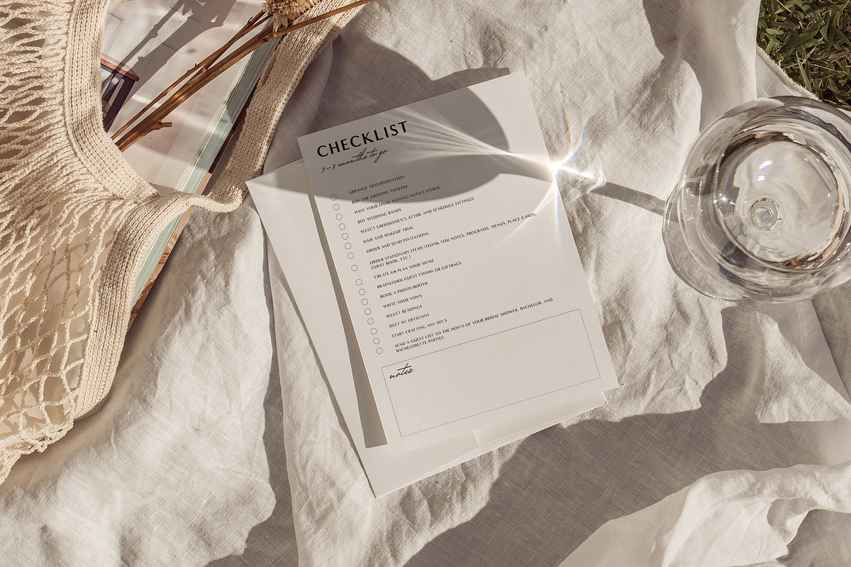 Printable All-in-One Wedding Planner, an Invitation Template by StudioVonBraitenberg (Photo 2 of 5)