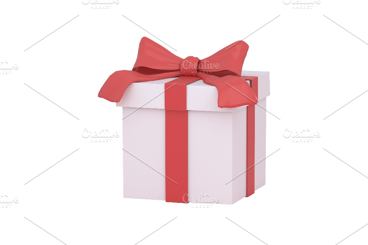 Elegant 3D gift box wrapped, an Object Illustration by rasinmotion (Photo 1 of 3)