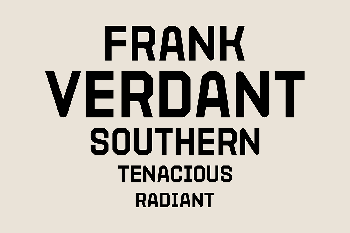 Parco - Font Family preview 3