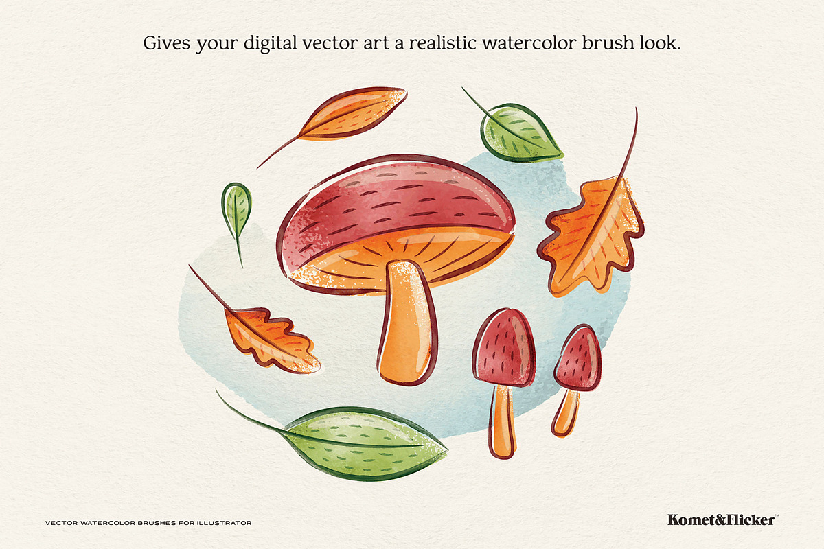 Awesome Vector Brushes Bundle, a Brush Add-On by Komet & Flicker (Photo 2 of 14)
