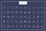 Gaming Controls Line Icons V2, an Outline Icon by Jumbo Icons (Thumbnail 4 of 5)