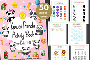Kawaii Panda Activity Book for Kids, an Education Illustration by LA Design (Thumbnail 1 of 10)