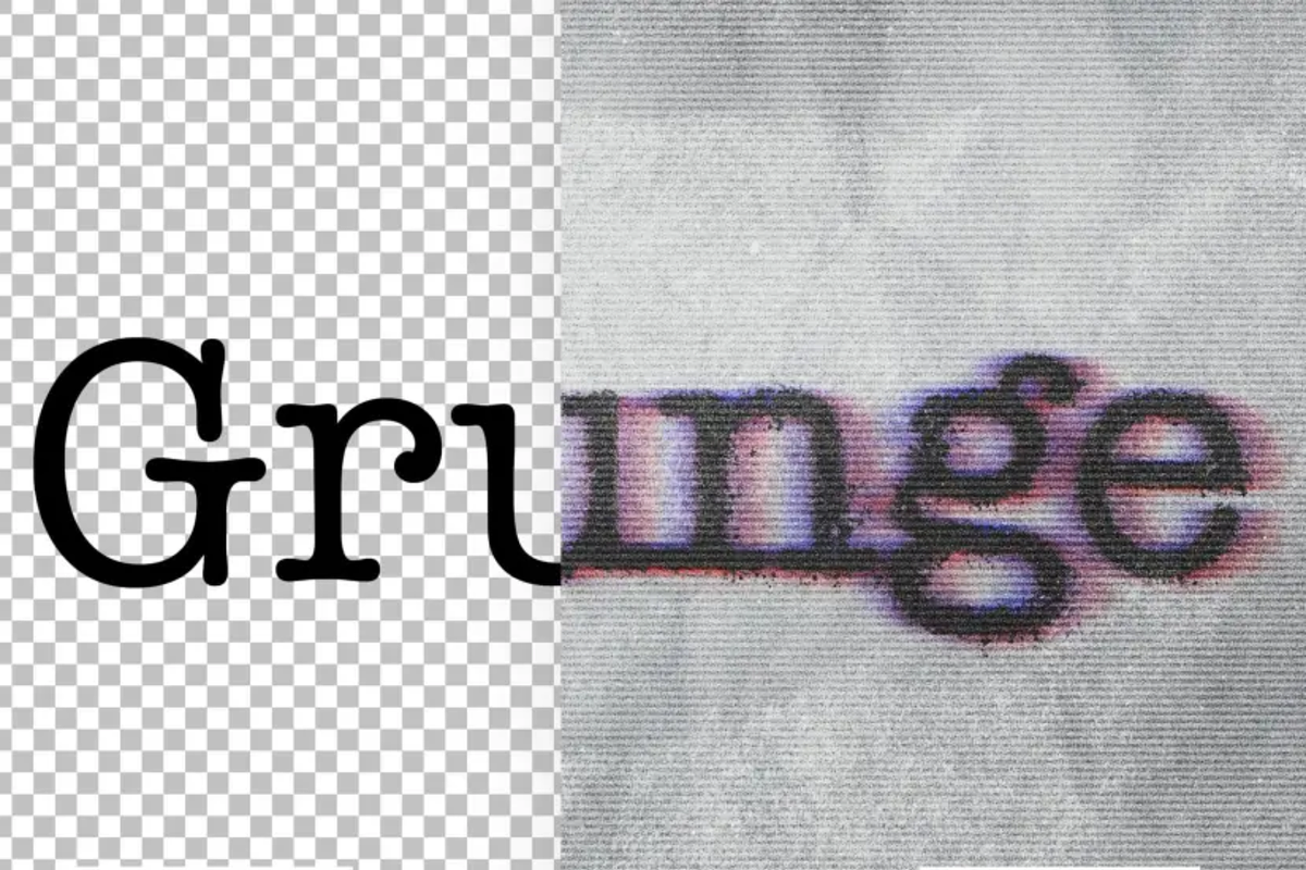 Grunge Text Effect, a Layer Style Add-On by PaperMoon (Photo 2 of 2)