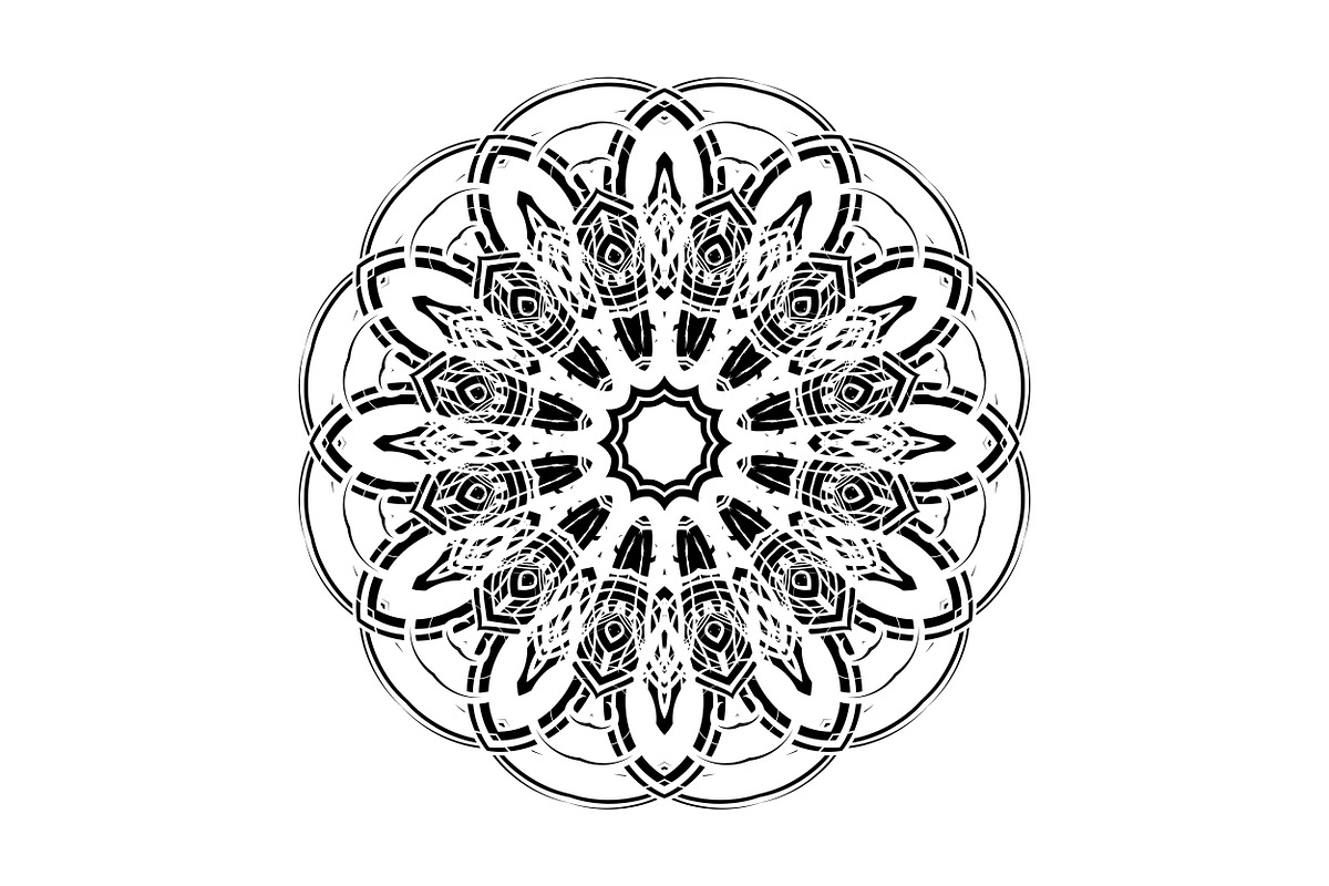 Decorative Mandala Digital Art Pack, a Decorative Illustration by NJ Himel (Photo 71 of 101)