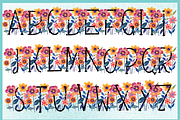 Flower Forest-PNG fonts, a Handwritten Font by It me digital art (Thumbnail 2 of 7)