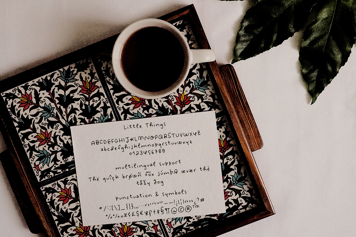 Little Things handwritten font, a Sans Serif Font by Ana's Fonts (Photo 2 of 8)