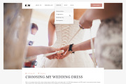 K&M - Wedding Website PSD Design, a Websites & App Template by ColorByt (Thumbnail 4 of 4)