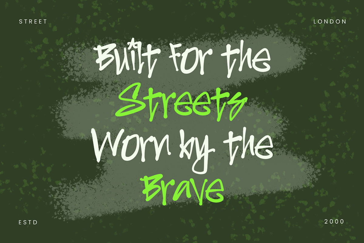 Sterling Sign – Urban Graffiti, a Font by Typehand Studio (Photo 3 of 10)