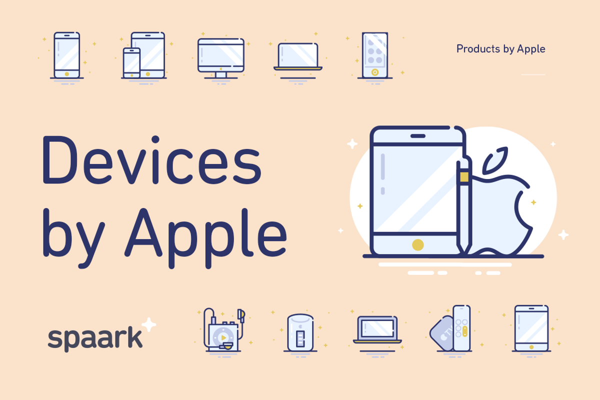 Spaark Products by Apple (15 icons), an Outline Icon by Petr Knoll (Photo 1 of 5)
