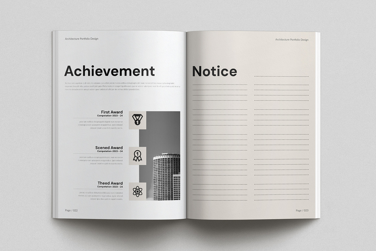 Architecture Portfolio Template, a Brochure Template by Cleffon_Graphic_Studio (Photo 6 of 7)