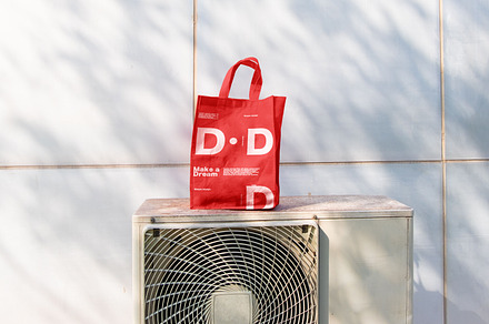 MF Urban Bold Canvas Tote Bag Mockup