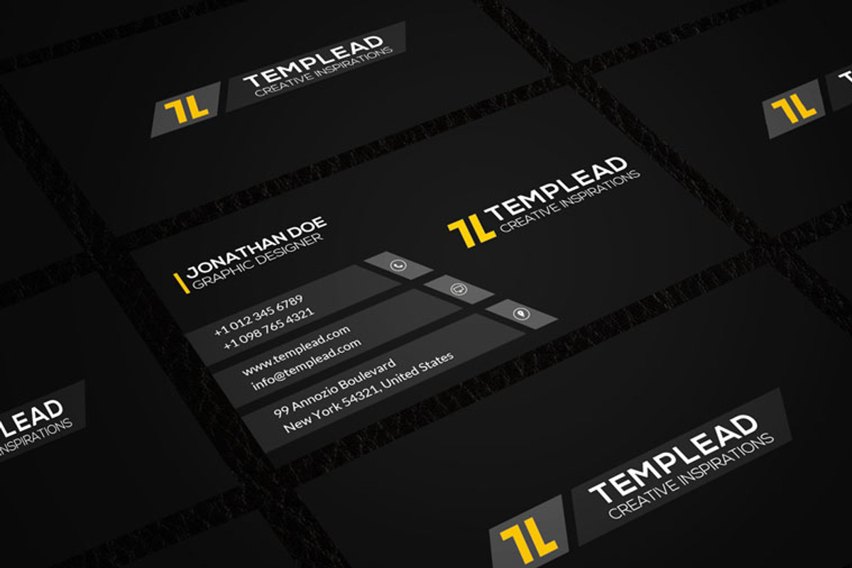 Corporate Business Card CM148, a Business Card Template by annozio (Photo 4 of 4)