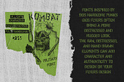 DW KOMBAT MILITARY, a Handwritten Font by Dawaii Goods (Thumbnail 5 of 7)