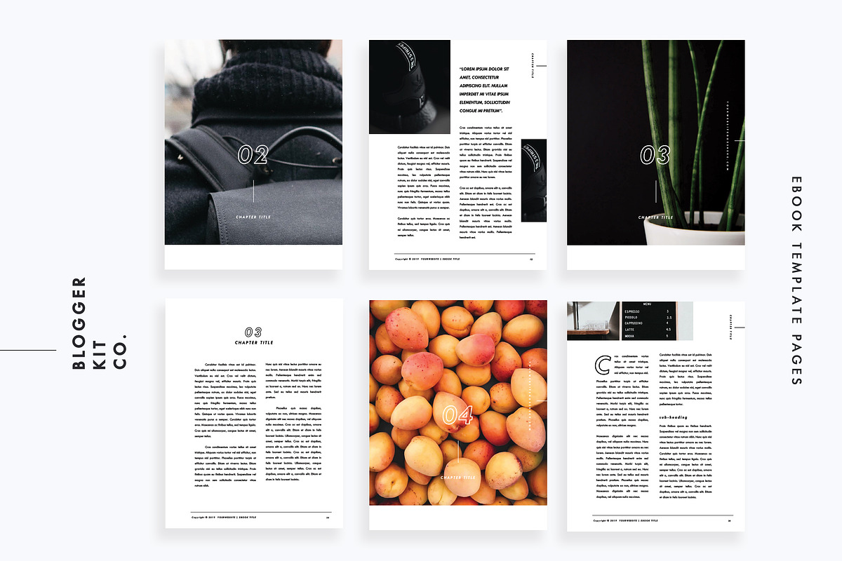 Ebook Template | PowerPoint, a Magazine Template by Blogger Kit Co. (Photo 4 of 9)