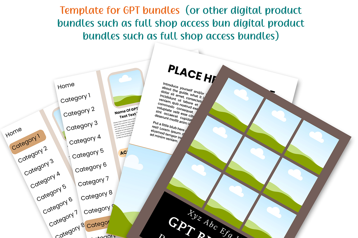 Hyperlinked Canva Templates for GPTs, a Design Template by Sellers Resource Hub (Photo 2 of 2)