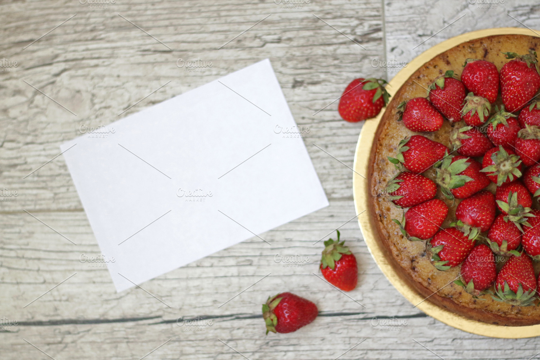 Blank paper card, invitation mockup, a Food & Drink Photo by Iryna Sotnykova