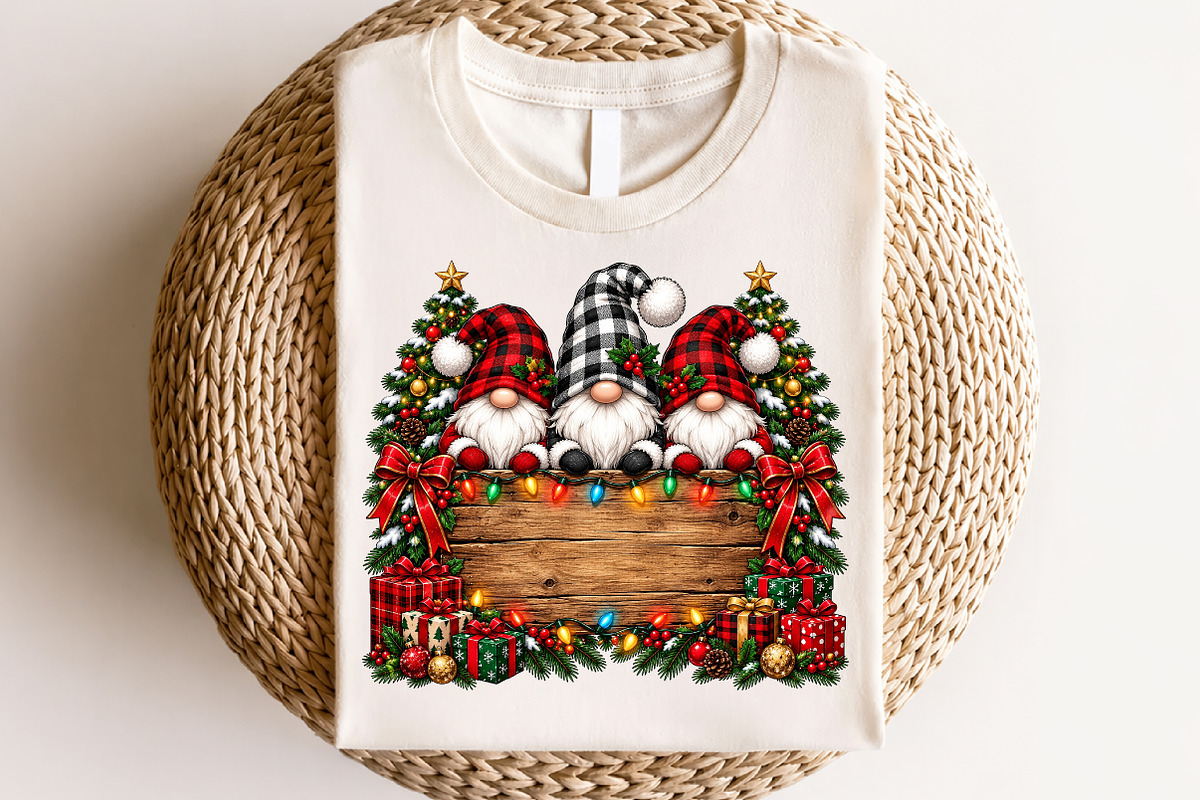 Christmas Gnome Custom Sign PNG, a Seasonal Illustration by CraftArtStudio (Photo 4 of 4)