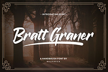 Bratt Graner - Handbrush Font
