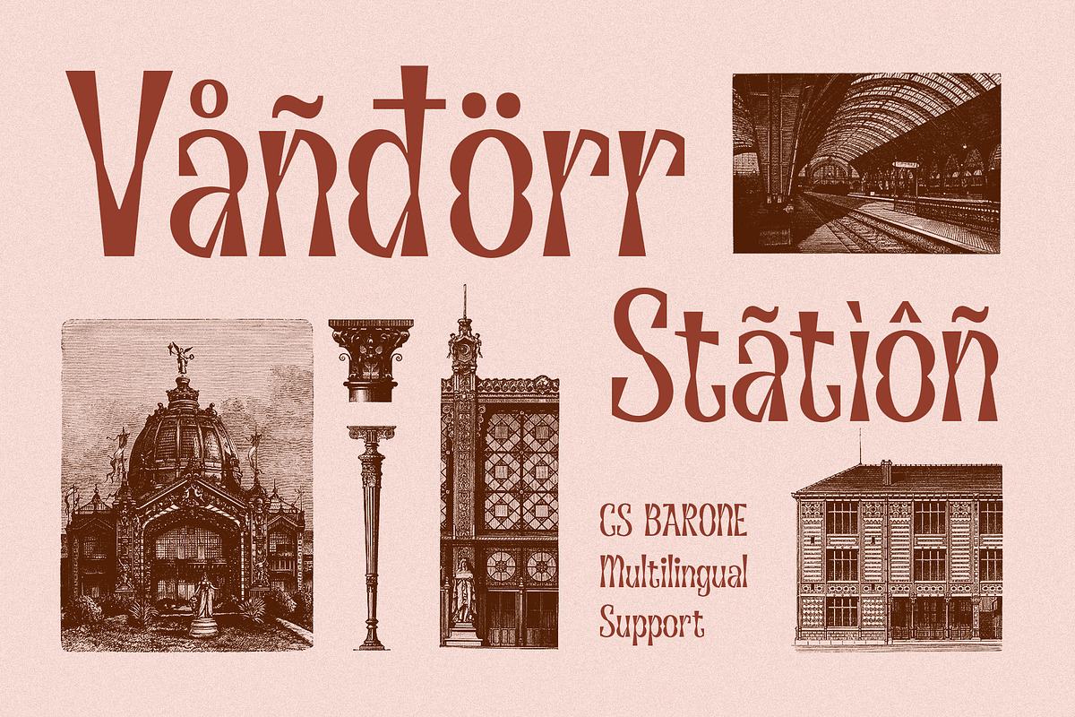 CS Barone – Decorative Font, a Sans Serif Font by Craft Supply Co. (Photo 7 of 8)
