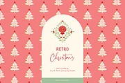 Retro Christmas Patterns & Clip Art, a Pattern Graphic by Eclectic Anthology (Thumbnail 7 of 17)