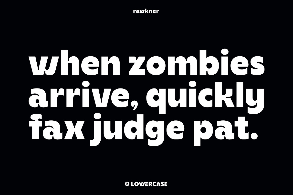 Rawkner Font, a Sans Serif Font by trustha (Photo 13 of 15)