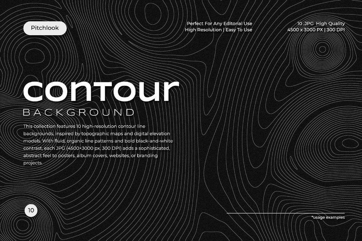Contour Background, a Background Graphic by Pitchlook.Studio