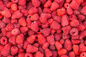 Fresh red ripe raspberries. Raspberr, a Food & Drink Photo by AlexBush