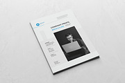 Blue Corporate Brochure, a Brochure Template by Pro-Gh (Thumbnail 1 of 9)