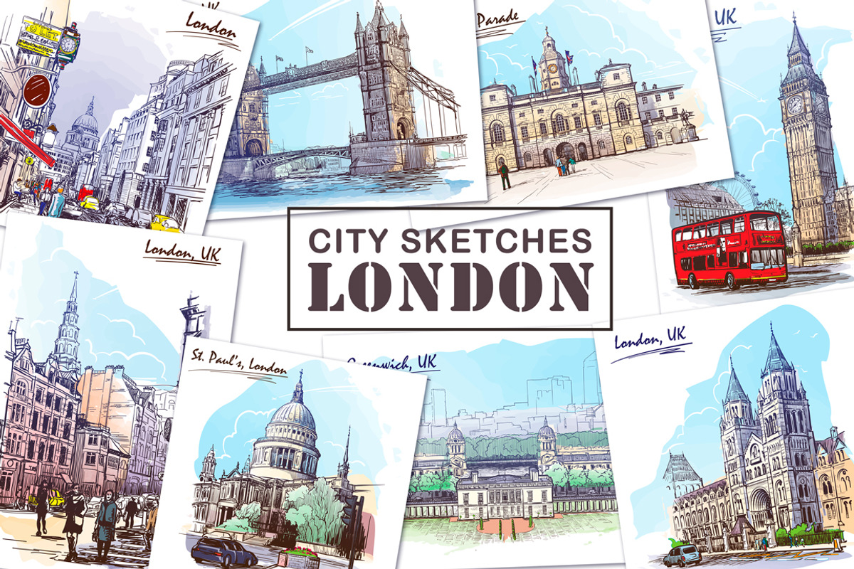 Spring Vibes of London, a Person Illustration by AntonPix Studio (Photo 3 of 10)