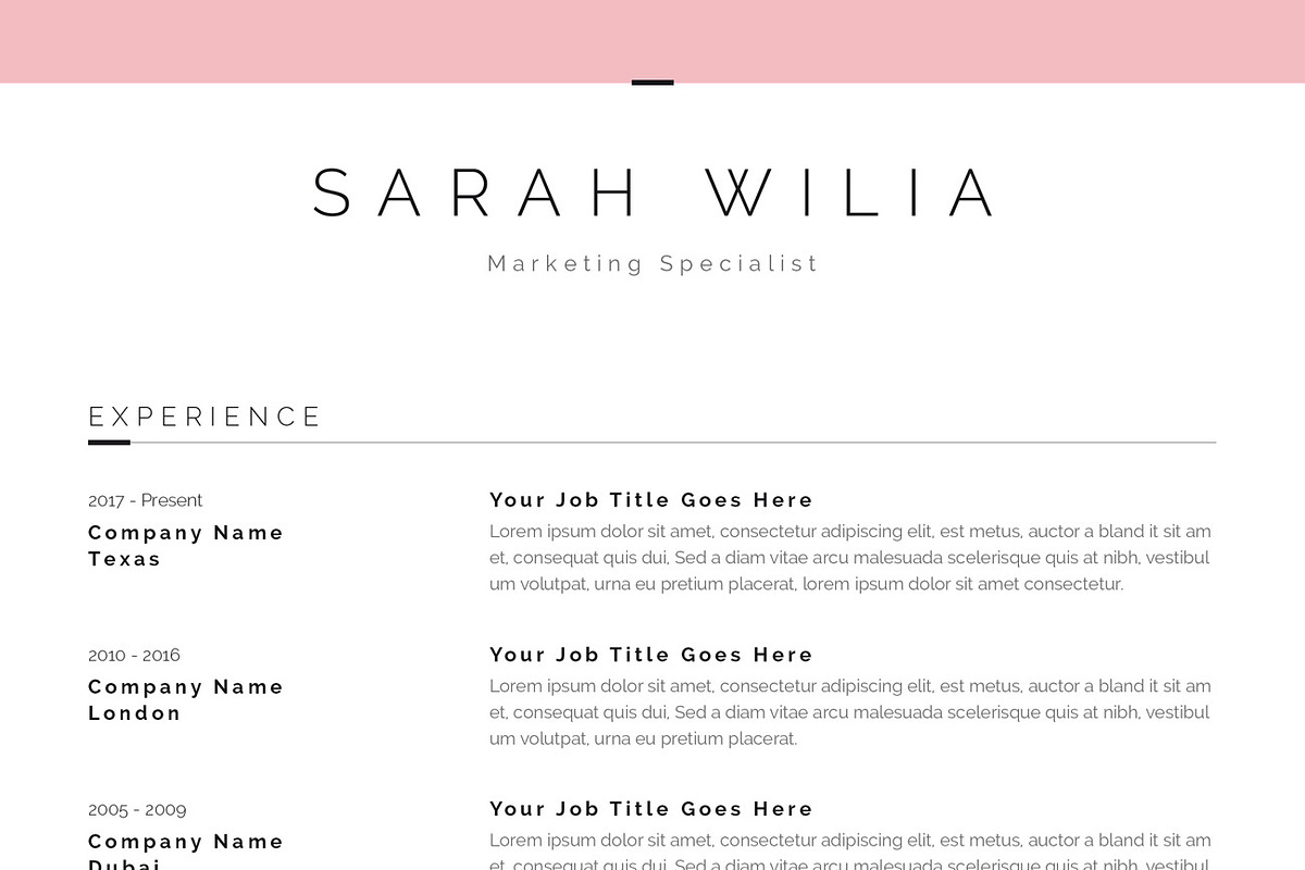 Resume/CV, a Stationery Template by Mr-Template (Photo 4 of 6)