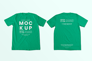 Front & Back T-Shirt Mockup