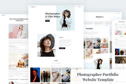 Alina - Photography Portfolio HTML, a HTML Template by TemplatesJungle
