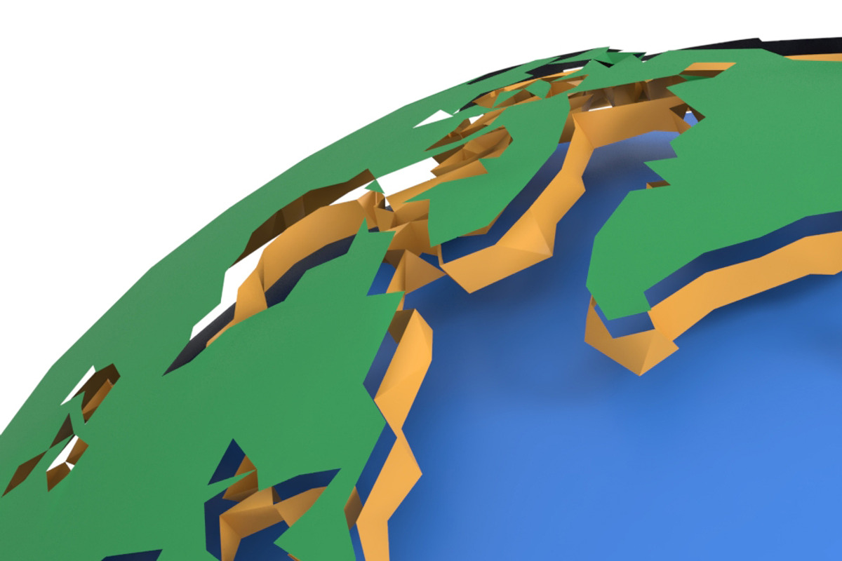 Earth low poly simple design cartoon, an Environmental 3D Model by CGTech (Photo 23 of 24)