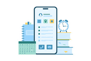 Organizer And Calendar App In Mobile