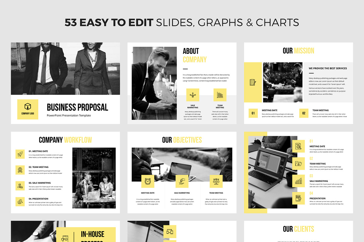 Business Proposal PPT Template, a Presentation Template by Wipavee (Photo 5 of 5)