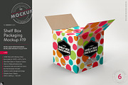 Retail Shelf Box 19 Packaging Mockup, an Advertising Mockup by INCDesign (Thumbnail 1 of 6)