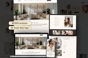 Medspa Aesthetician Website Design, a Squarespace Template by HAYAG Creatives (Thumbnail 1 of 9)