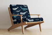 Whale pattern, a Pattern Graphic by 13 RAPPORTS I Lena Nesmi (Thumbnail 8 of 8)